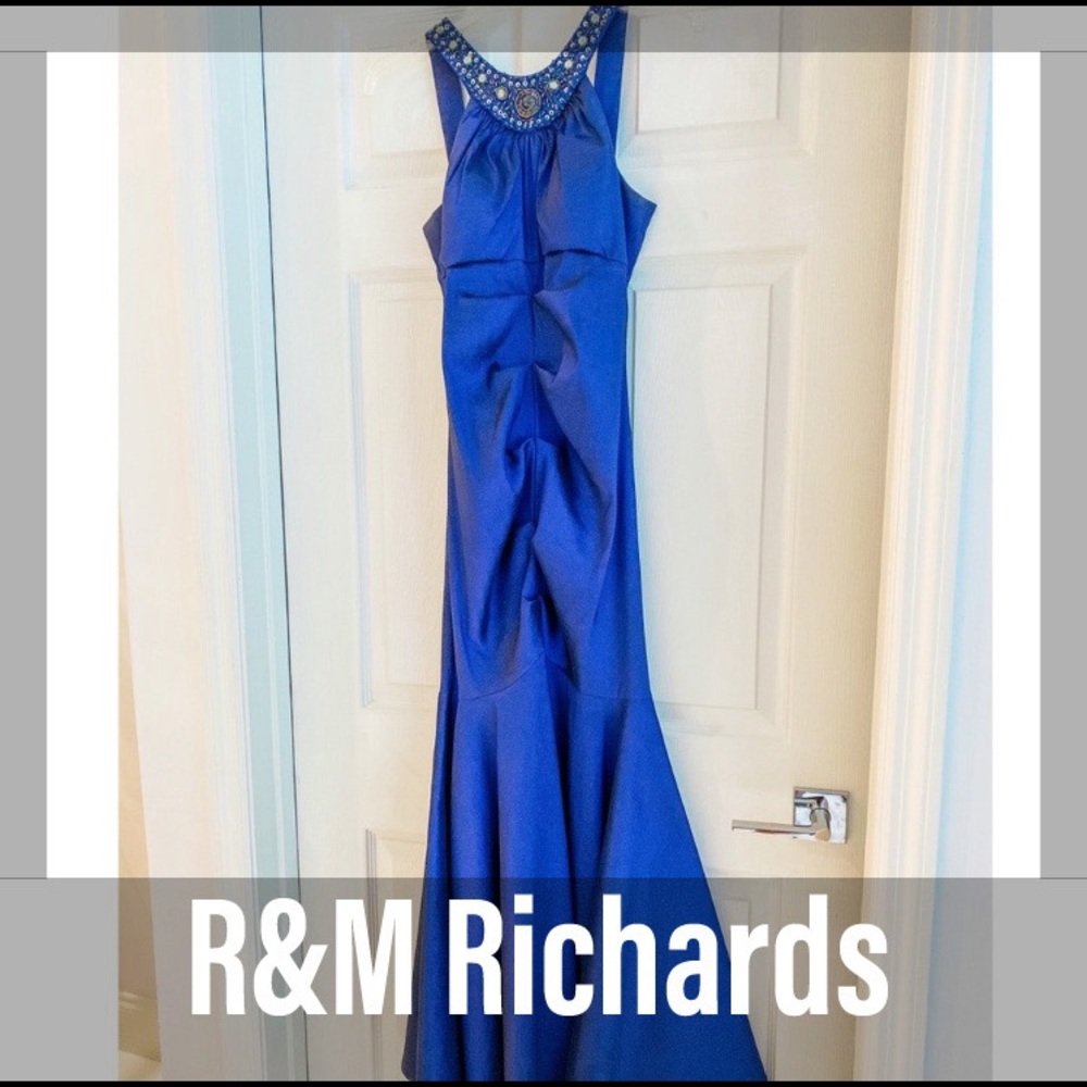R&M Richards Royal blue gown.